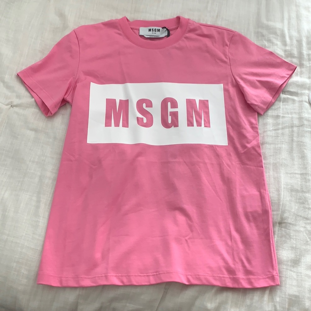 MSGM Pink T-Shirt